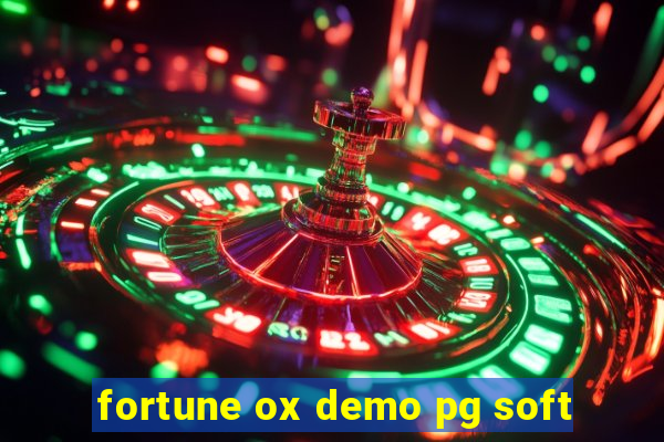 fortune ox demo pg soft